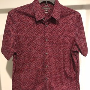Michael Kors Short Sleeve Button Down